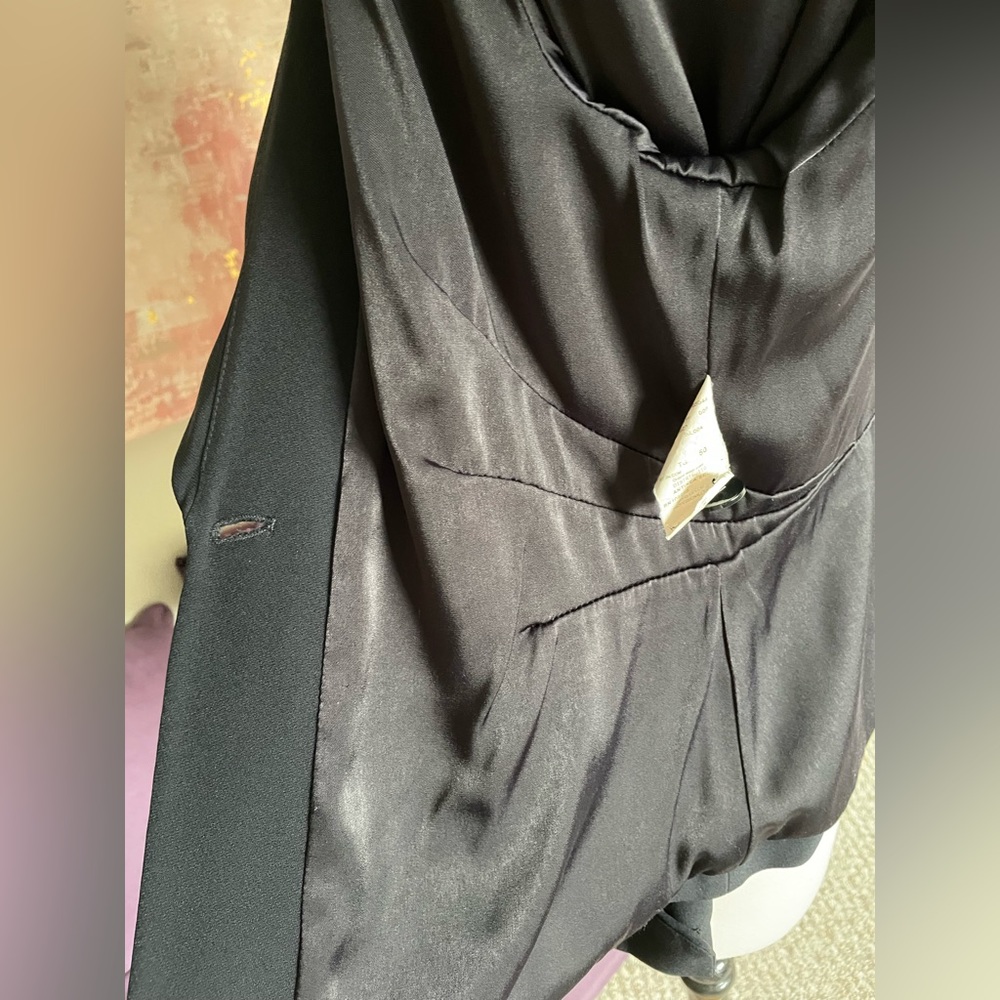 Armani Collezioni dark blue Tailored blazer with accent lapel size 14 💐 - Picture 13 of 16